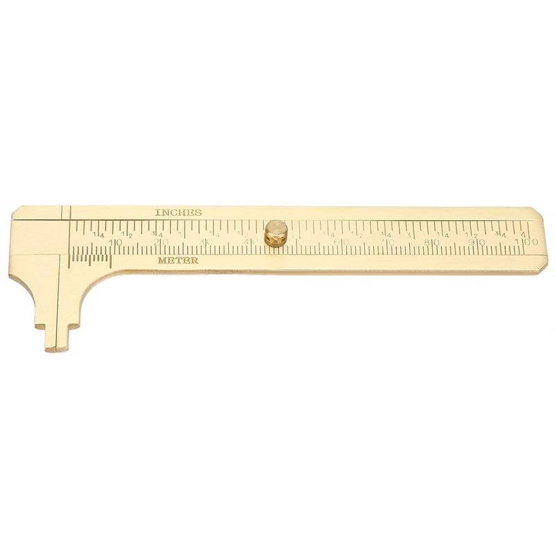Brass Vernier Caliper Copper Alloy Mini Brass Sliding Bag Brake