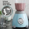 West Bend Blender Retro-Styled 3 Speeds with 48 oz Glass