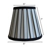 5"x8"x7" Metropolitan Softback Empire Edison Clip On Lampshade, Eggshell with