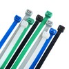 Haus Projekt White 200x2.5mm Small Cable Ties, 100pcs Premium Industrial
