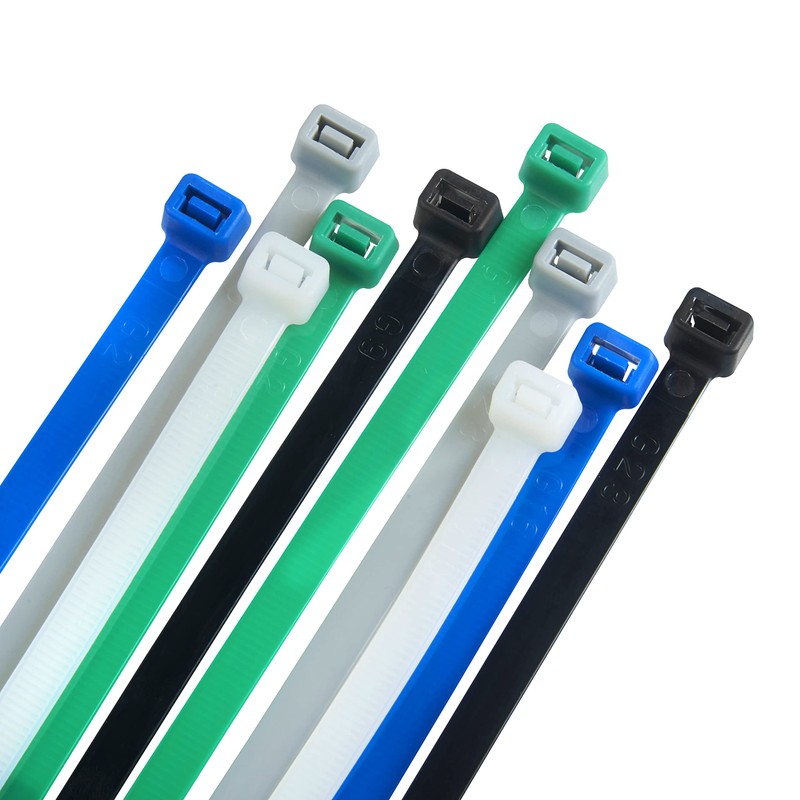 Haus Projekt White 200x2.5mm Small Cable Ties, 100pcs Premium Industrial