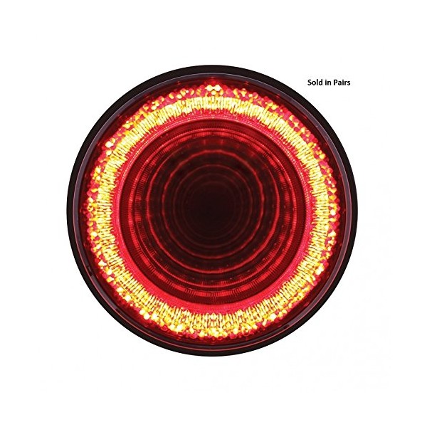 United Pacific 24 LED 4" Round Mirage Stop, Turn &