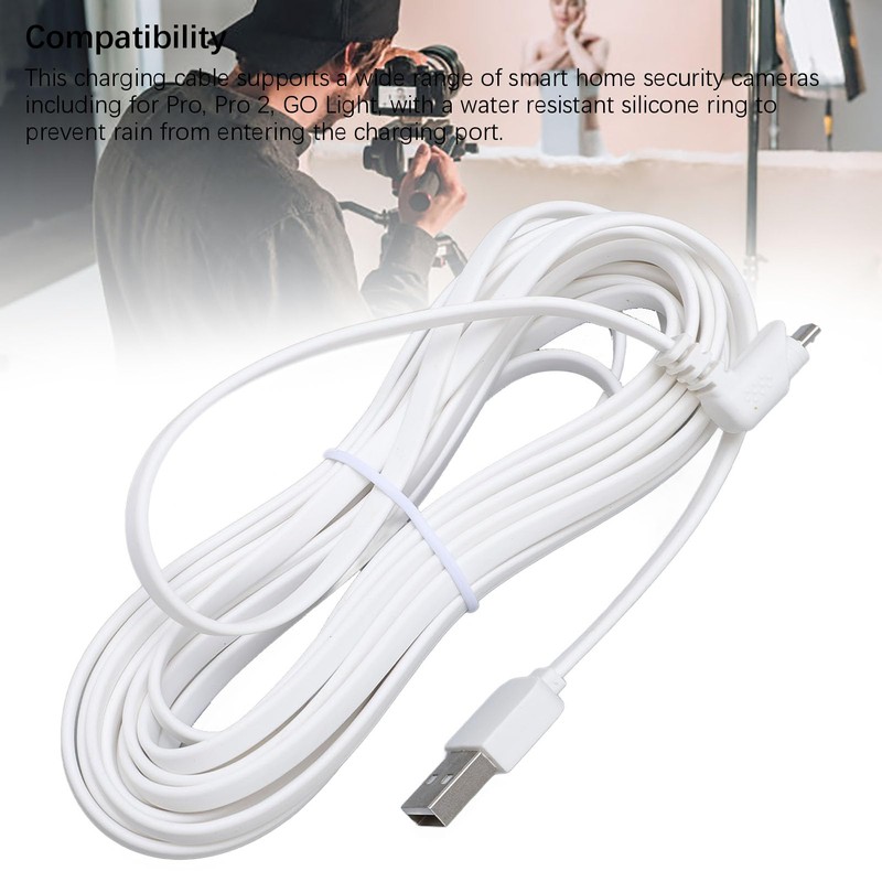 Security Camera Power Extension Cord, USB Security Camera Charging Cable,