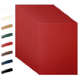 Guakicae 28 Sheets Christmas Red Cardstock 8.5 x 11 Craft Paper, 92lb Heavyweight Construction Paper Card Stock for Wedding Invitations, Office Printing, Memus, DIY Cards Making, Anniversary Card