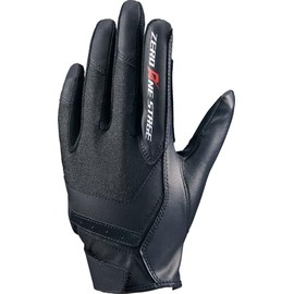 ZETT LHJF BG29632J Batting Gloves, Zero One Stage Boys Guard Gloves, Left Hand, One Size, Black (1900)
