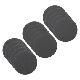 CoCud Hook & Loop Sanding Disc, 3" Dia 400/600/800 Assorted Grit, No Hole Wet Dry Orbital Sandpaper Silicon Carbide - (Applications: for Wood or Metal Polishing), 15-Pieces