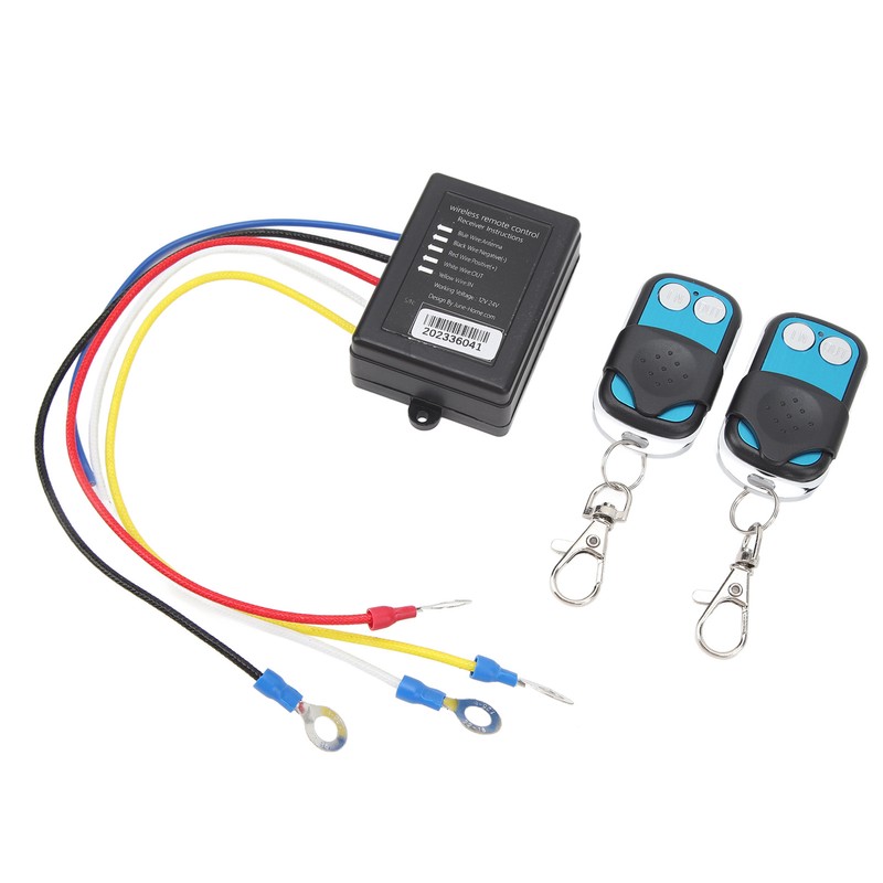 Wireless Winch Remote Control Kit 434MHz DC12V 24V 50ft Range