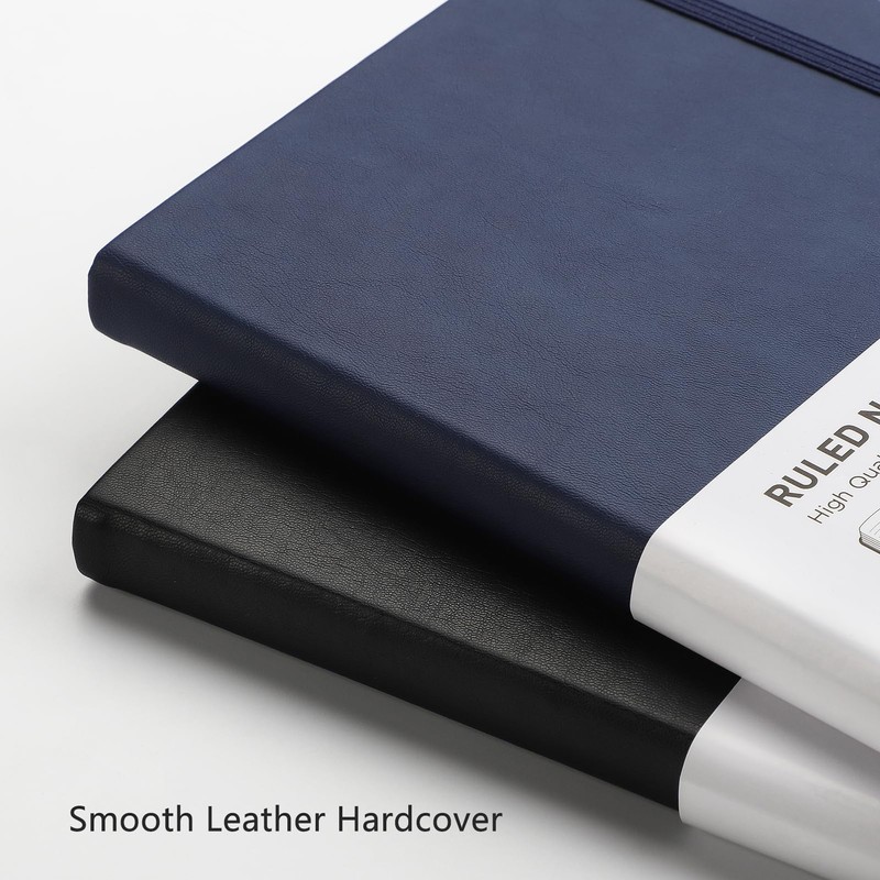 RETTACY Notebook Lined A5, Journal Diary with 192 Numbered Pages,