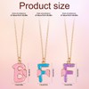 Mikovivi 3pcs Friendship Necklaces for 3, Love Heart Enamel Magnetic