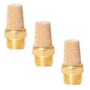 Pneumatic Silencer Made of Sintered Bronze 1/4 Inch Set of