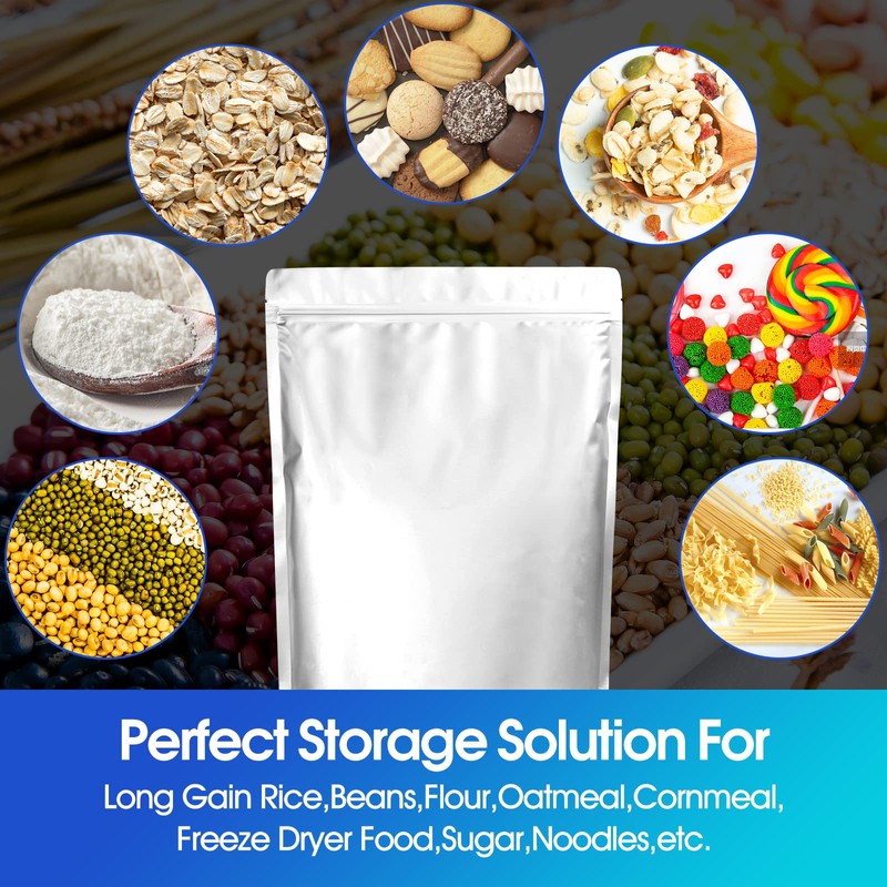 15 Mil 5 Gallon Mylar Bags for Food Storage with