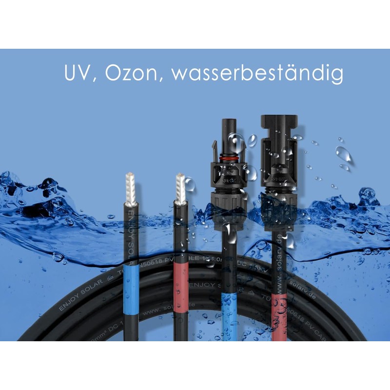enjoy solar 4 mm² Professional Connection Cable, Solar Module to