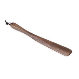 muso wood Shoe Horn Long Handle for Seniors,Wooden Shoehorn for Men, Women, Kids,Pregnancy(Walnut 15")