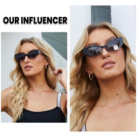 DUCO 1250 Women's Sunglasses, Polarized Sunglasses, UV 400 Protection, For Driving, Fashionable, black-tortoise