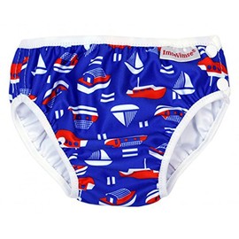 Imsevimse, Swimming Nappy / Aqua Nappy / Swim Nappy / Swim Nappy / Blue Sailor NB 4-6 kg, Blue Sailor