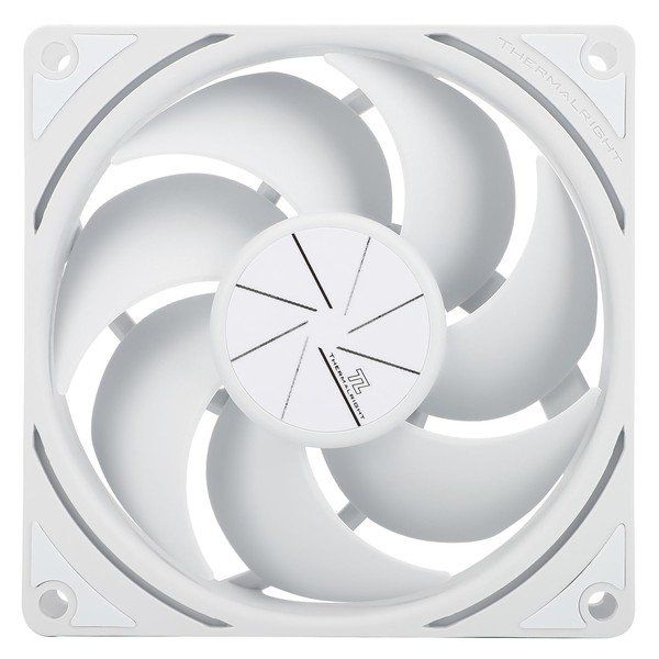 Thermalright TL-P9W CPU Fan Computer Case Fan Quiet 4PIN PWM PC Fan, High Performance 92mm Silent Cooler Fan, 2200RPM Speed, CPU Cooling Fan(White)