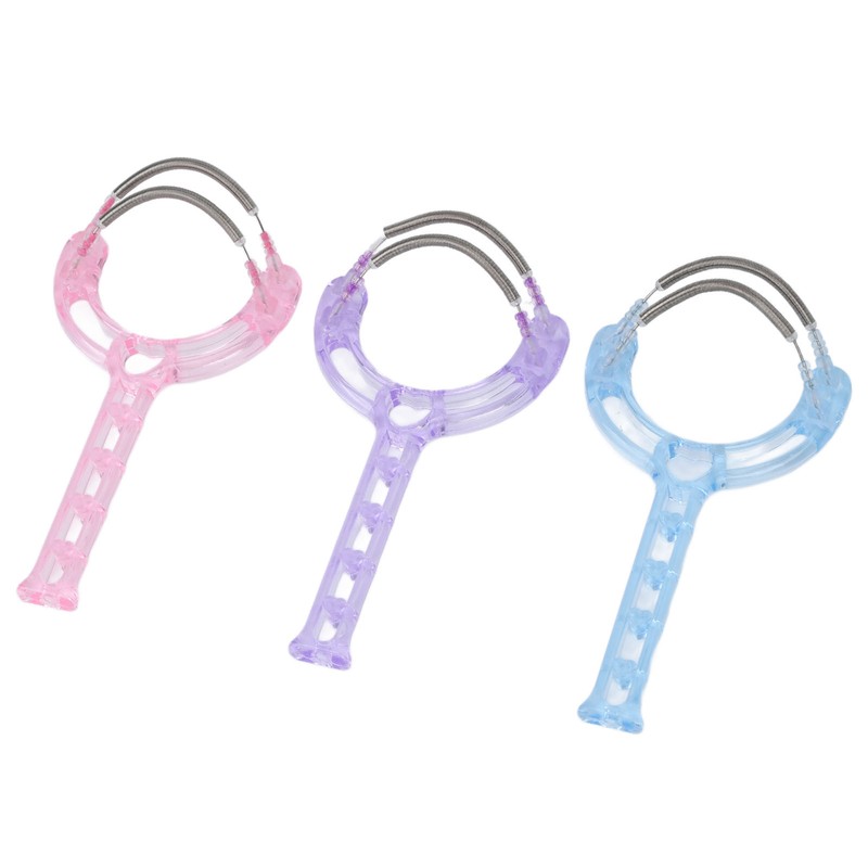 3PCS Facial Hair Removal Spring Handheld Face Epilator for Women