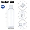 Dacitiery 10 Pcs 100ml Clear Travel Bottle Empty Transparent Containers