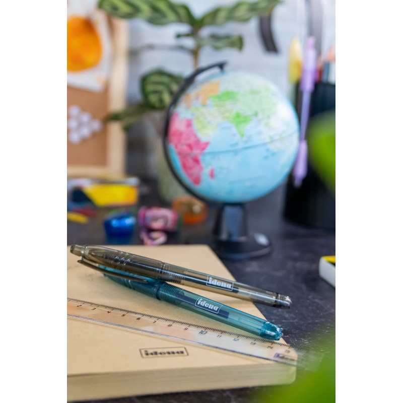 IDENA 602052 Ruler 16 cm Plastic Transparent