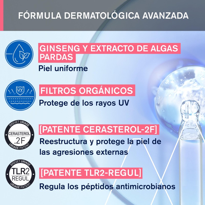 Uriage Roséliane CC SPF50+ - Crema con Color Anti-Rojeces -