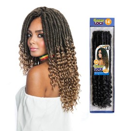 Mane Concept Afri Natural Crochet Braid Gypsy Locs 14" (1-PACK, 4)