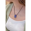 Lebensquelle Plus Fluorite Multicoloured Drop Pendant | Drilled Tumbled Stone