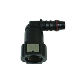 Connect 37209 Fuel Line Angled Quick Connectors 9.89mm x 8mm 3pc, Black