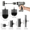 Amzeeniu Brush Attachment Drill Set, 9 Pieces Cordless Screwdriver Attachment