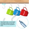 BOUBONI 18PCS Metal Ceiling Hooks 2 Inch Heavy-Duty Multipurpose Screw-in