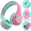 Riwbox Baosilon Cat Kids Headphones LED Light Volume Limited Bluetooth