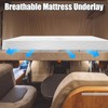 Plactic Mattress Underlay 83" L x 59" with rubber mallet