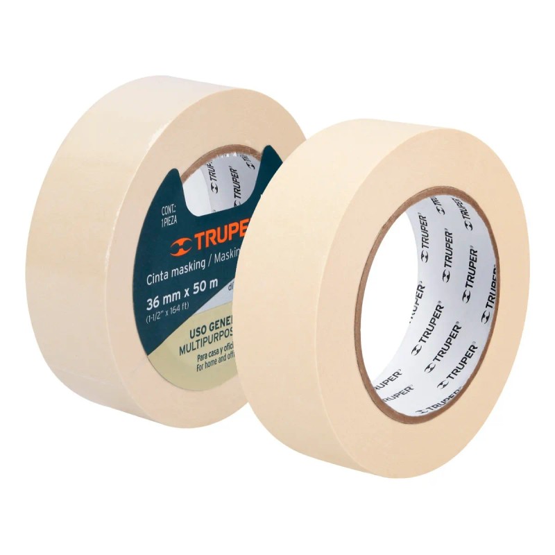 Masking Tape 2' X 50 Mt Truper 12593