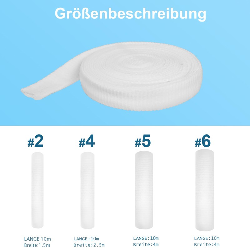 Konmee Elastic Tubular Bandage, Non-Slip and Breathable, Size: 1.5 cm