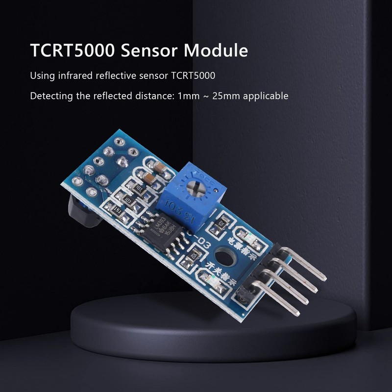 10PCS TCRT5000 Infrared Reflective Sensor Module IR Barrier Line Track