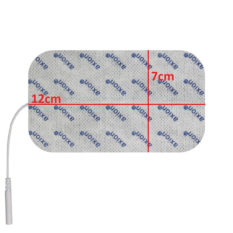 4 Extra Big Electrode-Pads for EMS-electrodstimulation Against Cellulite - axion