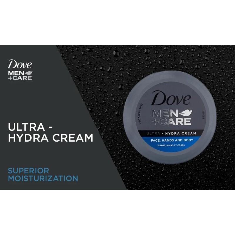 Dove Men+care Ultra Hydra Cream Hidratante Corporal 3 Pack Dove