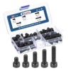 Kozelo 50pcs M6 Socket Head Cap Screws Bolts Nuts Assortment