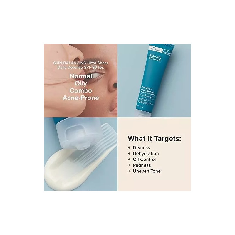 Paula's Choice Protector Hidratante Sin Aceite Con Antioxidantes Y Spf