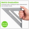 Hardys 7" Aluminium Combination Square - Straight Edge Tri Speed