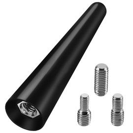 GEARMONSTER Car Antenna Universal Car Antenna for All Cars Car Radio Antenna 6.5 cm Roof Antenna Rod Antenna Replacement Short Car Antenna for AM & FM Reception Short Rod Antenna