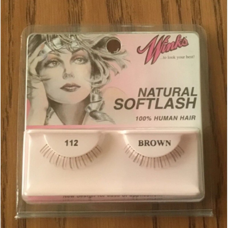 Winks Natural Softlash 100% Human Hair #112 Brown