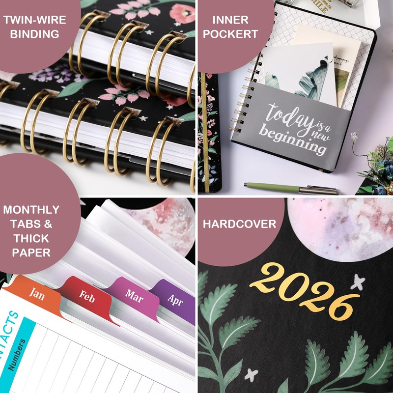 2026 Planner - 2026 Planner Weekly and Monthly with Tabs,