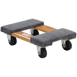 Vestil HDOC-1218-9 Carpet End Hardwood Dolly, 900 lb Capacity, 12" x 18"