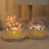 DINOWIN Tulip Lamp, Table Night Light DIY Kit, 13 Pcs,