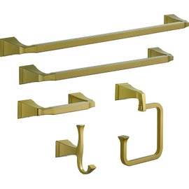 DELTA 75135-CZ Dryden Robe Hook, 4.68 x 1.75 x 4.68 inches, Champagne Bronze