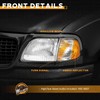 WEELMOTO Headlights Assembly for 1997-2003 F150 / 1997-2002 Ford Expedition
