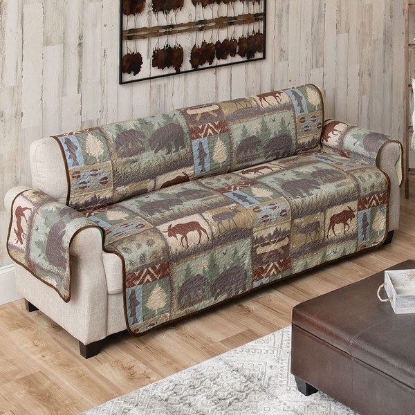 BLACK FOREST DECOR Mountain Scenes Sofa Cover