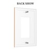 Bright/Light Orange 1 Gang Decorator Light Switch Cover Single GFCI/Rocker