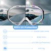JRZHX Spherical Ski Goggles (White Ice Blue)
