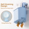 LEVERLOC Powerful Suction Cup Toothbrush Holder, No Drill Removable Wall